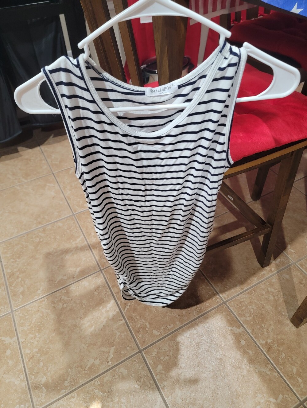 Black And White Tank Top